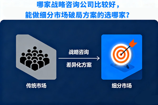 哪家戰(zhàn)略咨詢公司比較好，能做細(xì)分市場(chǎng)破局方案的選哪家？