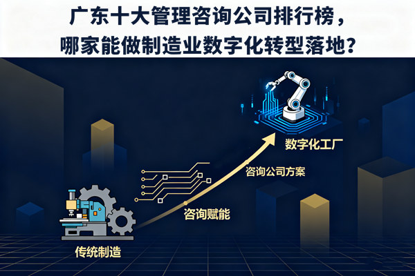 廣東十大管理咨詢公司排行榜，哪家能做制造業(yè)數(shù)字化轉(zhuǎn)型落地？
