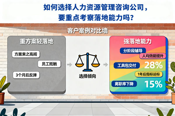 如何選擇人力資源管理咨詢公司，要重點考察落地能力嗎？